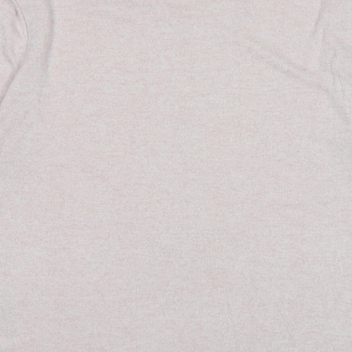 Marks and Spencer Womens Pink Crew Neck Polyester Pullover Jumper Size 6