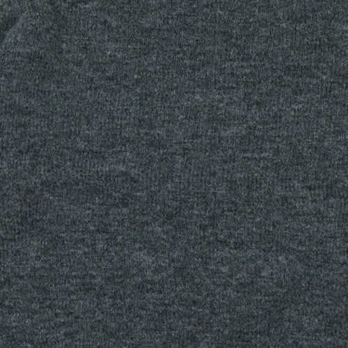 Marks and Spencer Womens Grey Crew Neck Polyester Pullover Jumper Size S - Glittery detail
