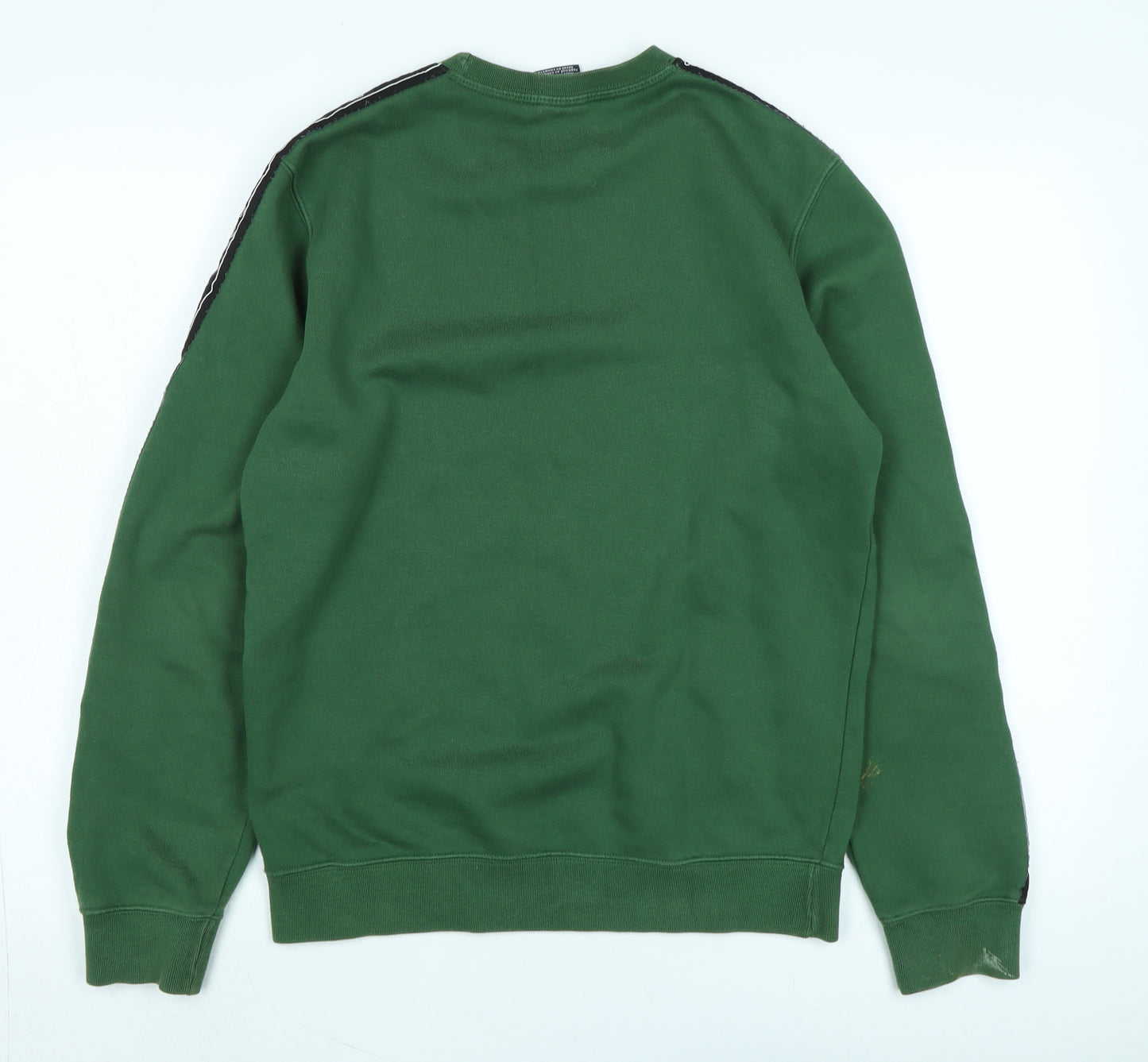 Champion Mens Green Cotton Pullover Sweatshirt Size S - Logo