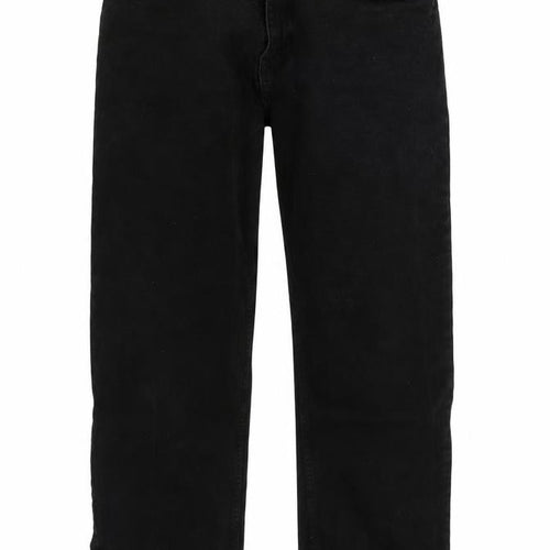 TU Mens Black Cotton Straight Jeans Size 34 in L26 in Regular Zip