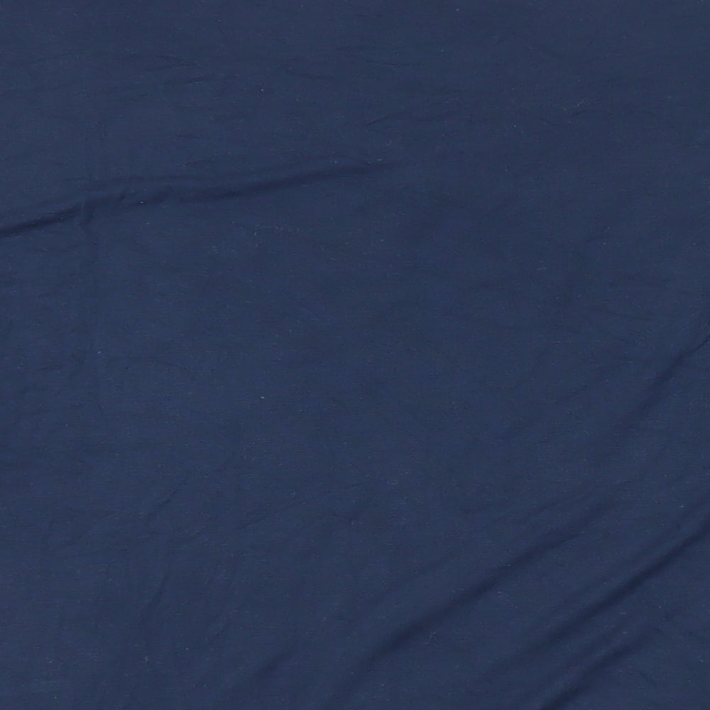 Jaeger Womens Blue Viscose Basic T-Shirt Size XL Boat Neck