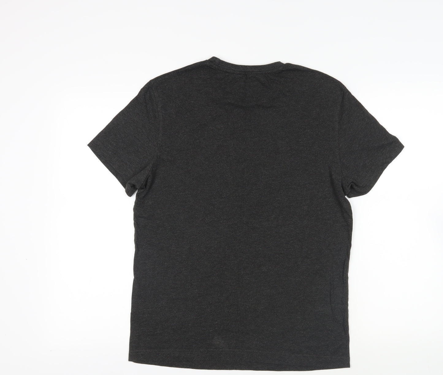 Star Wars Mens Grey Cotton T-Shirt Size S Crew Neck - Logo
