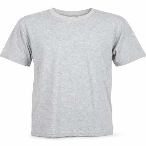 Lands' End Mens Grey Cotton T-Shirt Size M Crew Neck