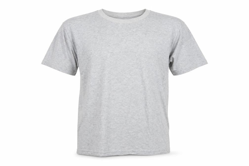 Lands' End Mens Grey Cotton T-Shirt Size M Crew Neck