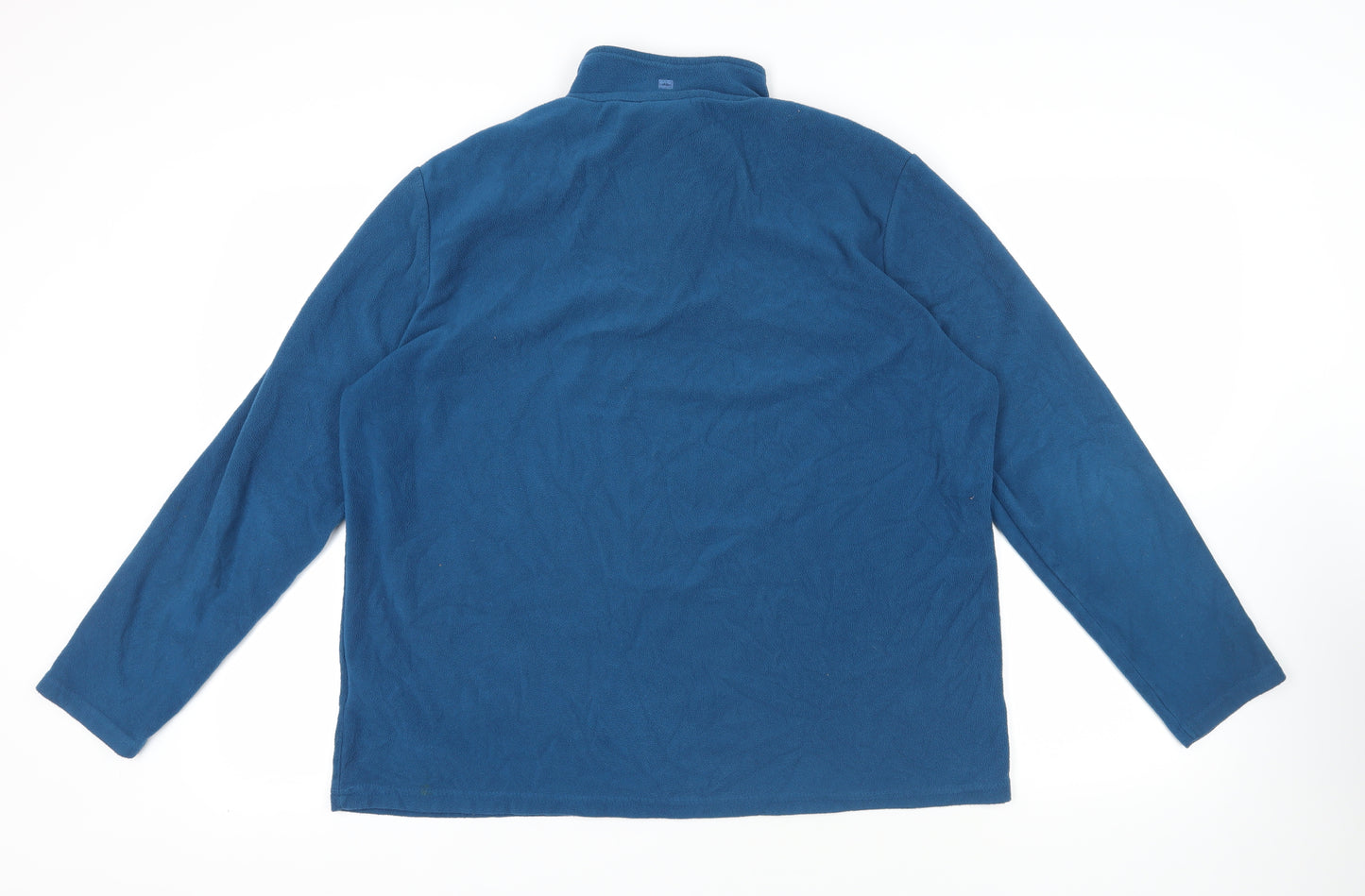 Mountain Warehouse Womens Blue Polyester Pullover Sweatshirt Size XL Zip - Logo