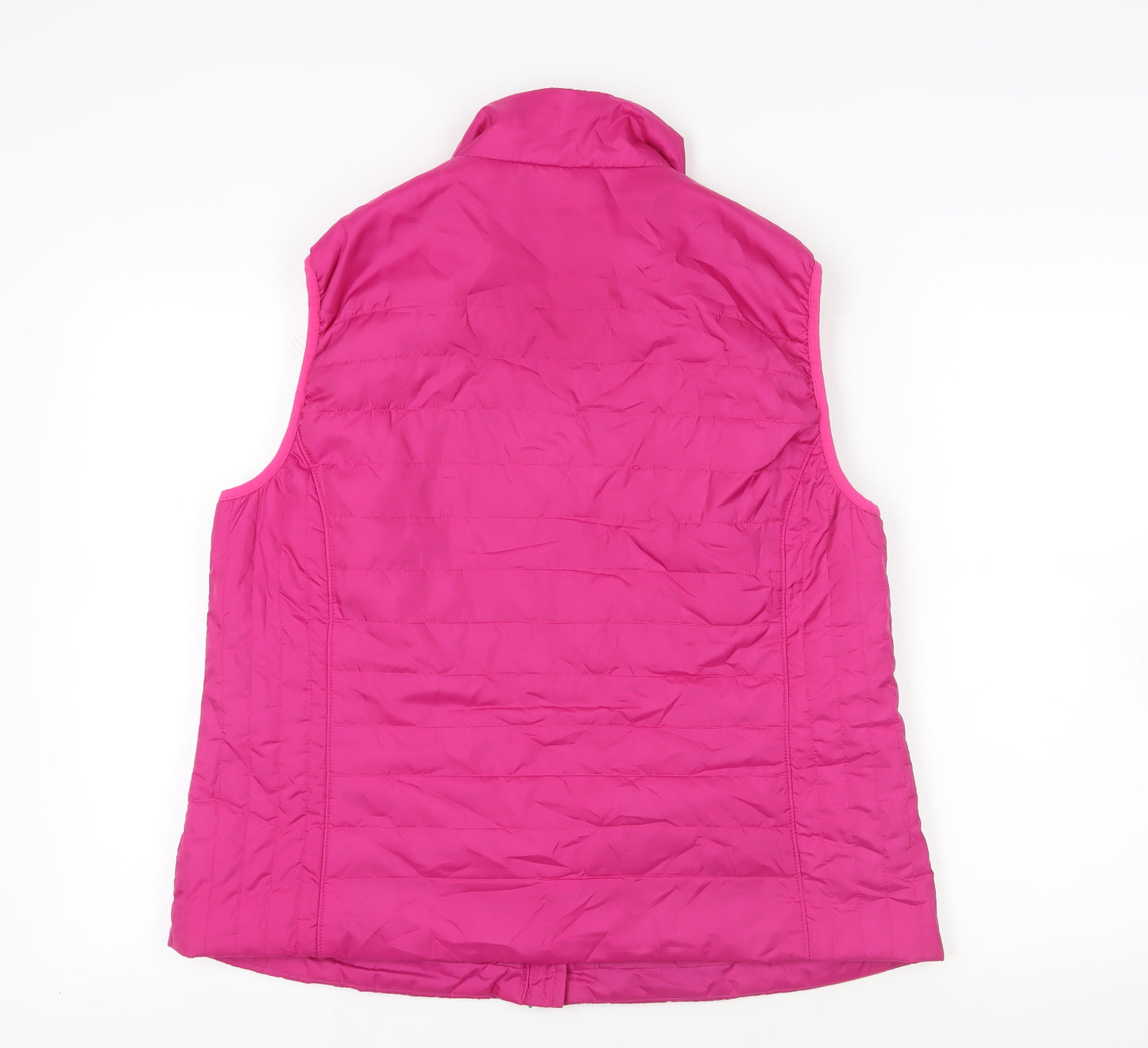 Rabe Womens Pink Gilet Jacket Size 18 Zip - Zipped Pockets
