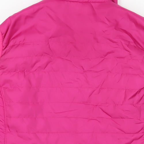 Rabe Womens Pink Gilet Jacket Size 18 Zip - Zipped Pockets