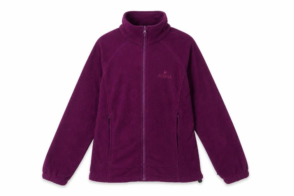 Hi Gear Womens Purple Jacket Size 14 Zip - Logo Zipped Pockets