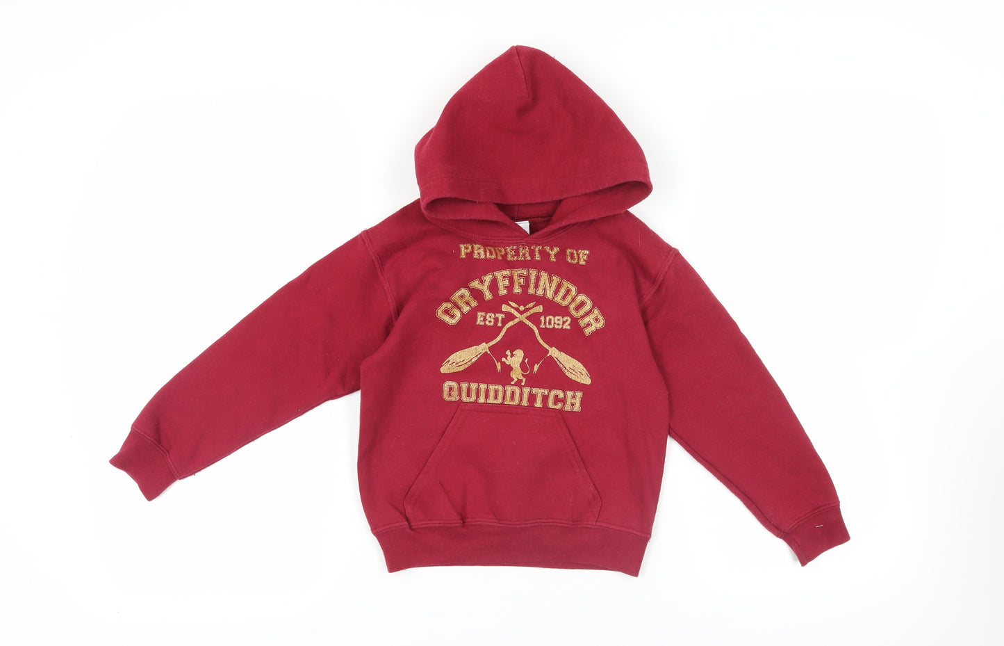 Harry Potter Girls Red Cotton Pullover Hoodie Size XS Pullover - Gryffindor