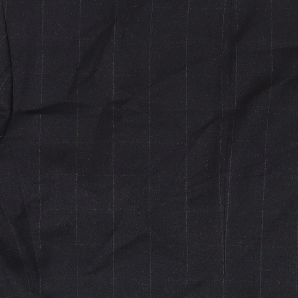 Marks and Spencer Mens Grey Check Wool Jacket Suit Jacket Size 44 Regular