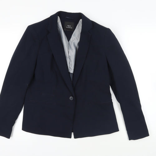 NEXT Womens Blue Jacket Blazer Size 16 Button