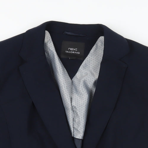 NEXT Womens Blue Jacket Blazer Size 16 Button