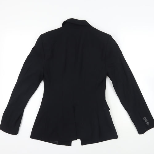 Marks and Spencer Womens Black Jacket Blazer Size 8 Button