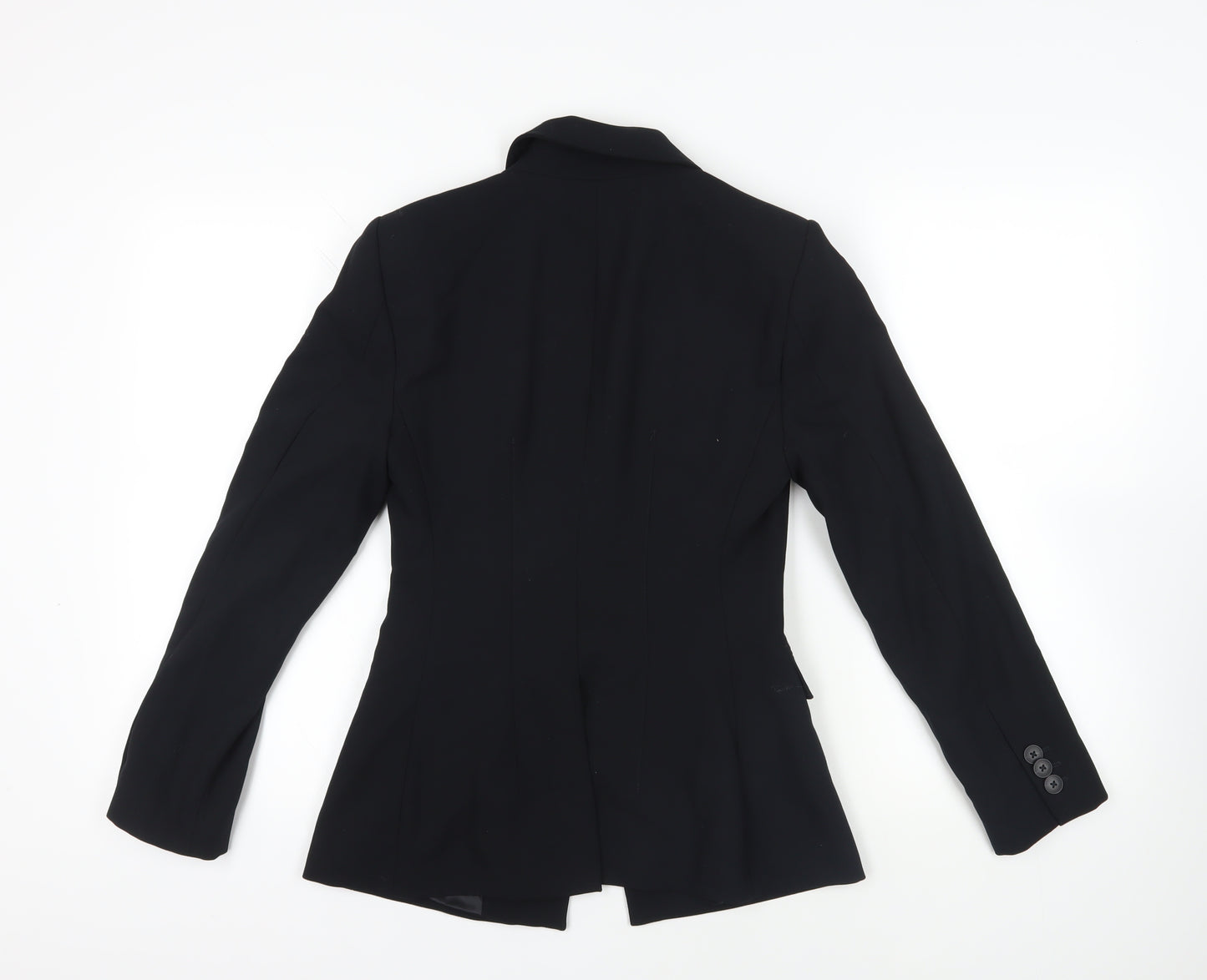 Marks and Spencer Womens Black Jacket Blazer Size 8 Button