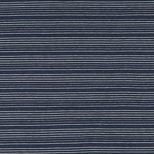 Maine New England Mens Blue Striped Cotton T-Shirt Size 3XL Crew Neck