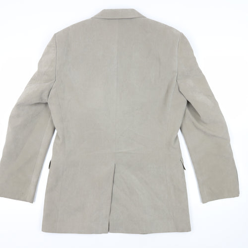 Marks and Spencer Mens Beige Polyester Jacket Blazer Size 38 Regular