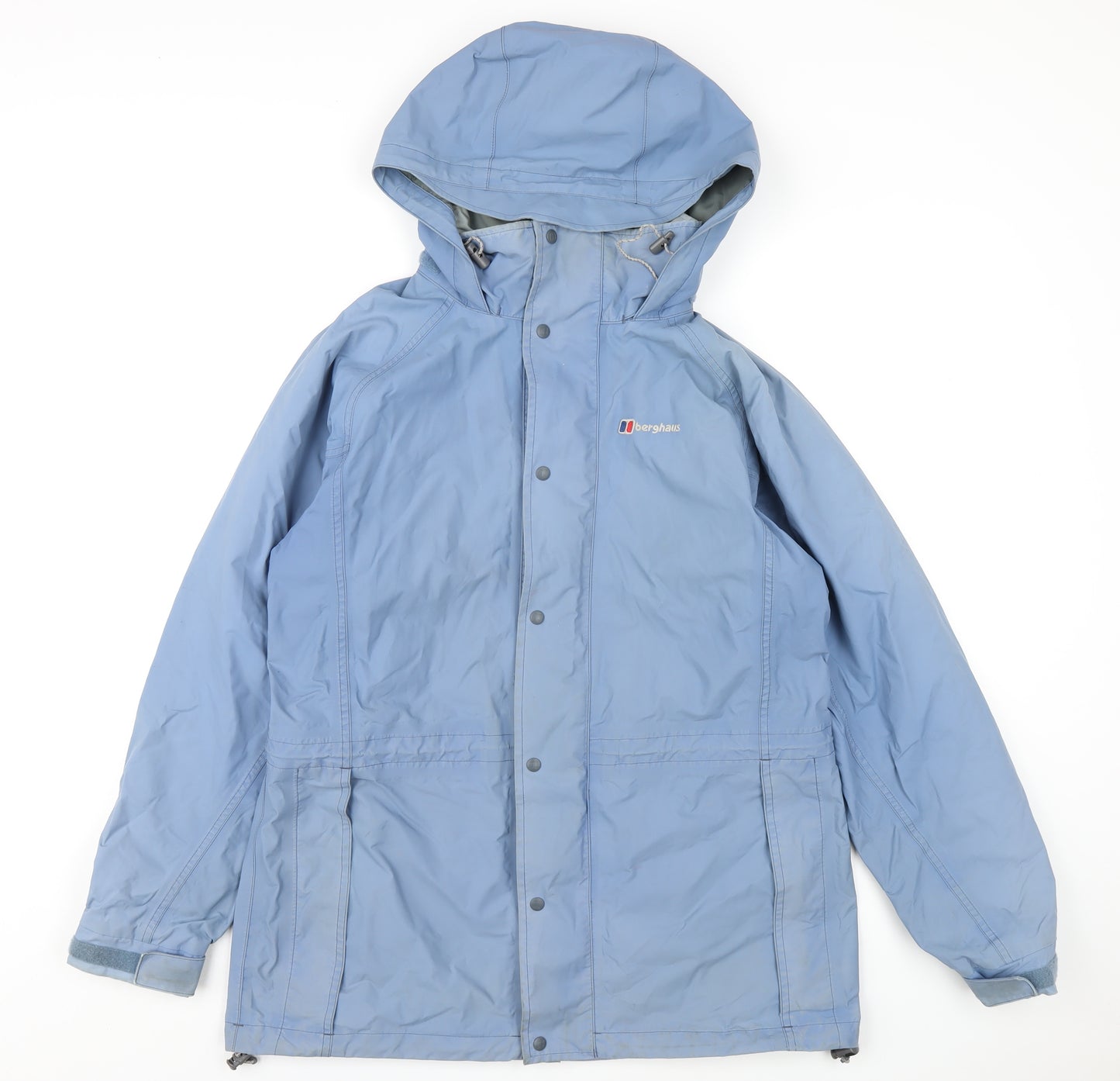 Berghaus Womens Blue Rain Coat Coat Size 14 Zip