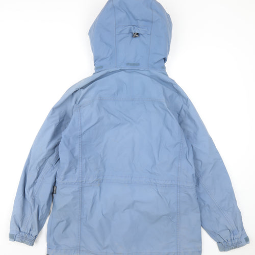 Berghaus Womens Blue Rain Coat Coat Size 14 Zip