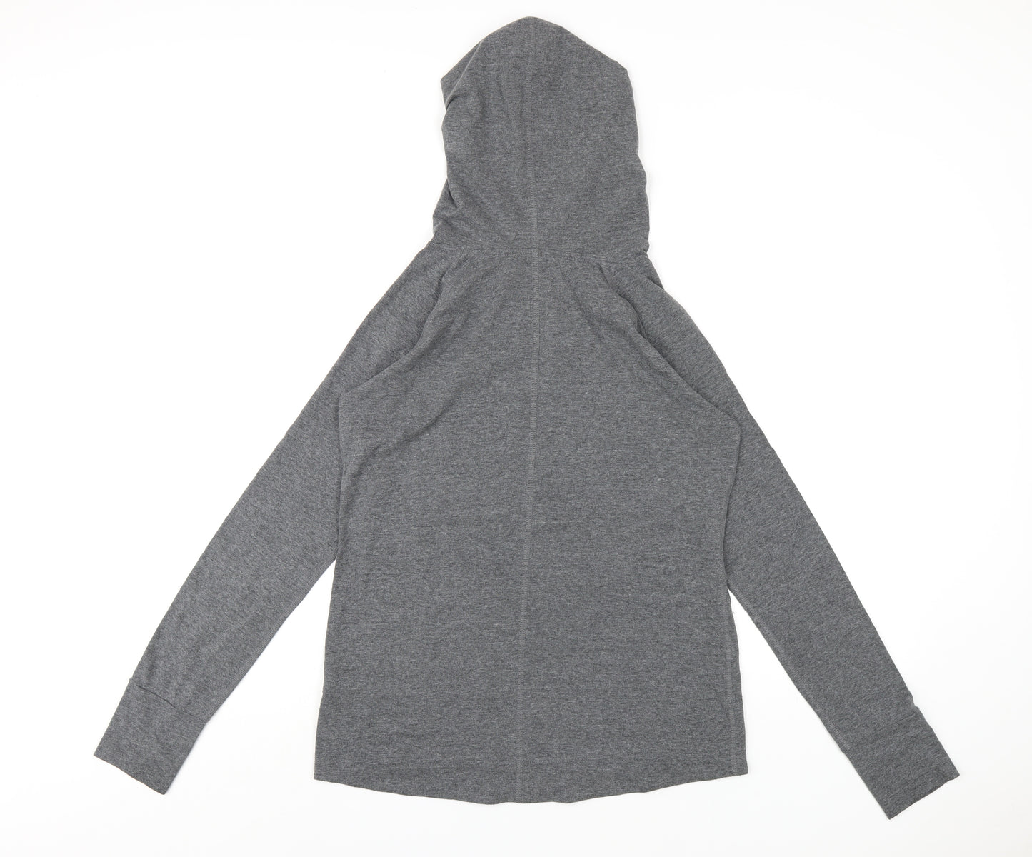 Gap Womens Grey Polyester Pullover Hoodie Size M Pullover