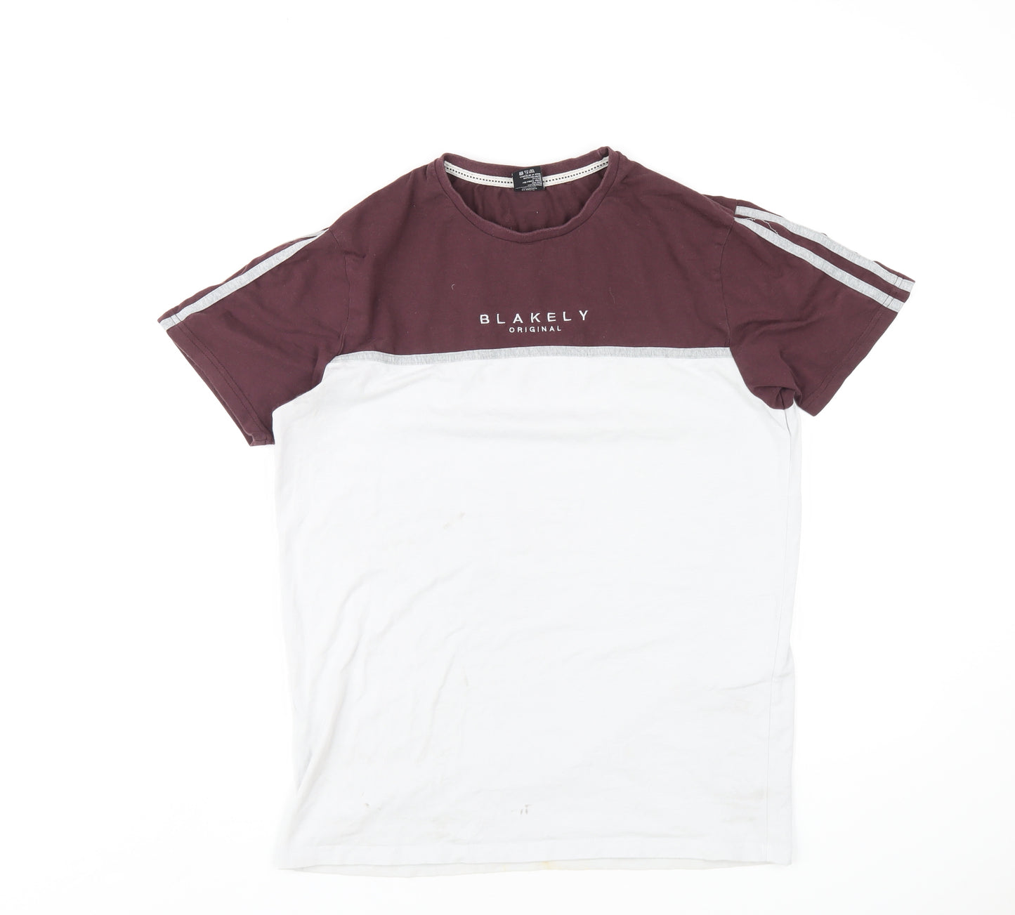 Blakely Mens Multicoloured Cotton T-Shirt Size M Round Neck