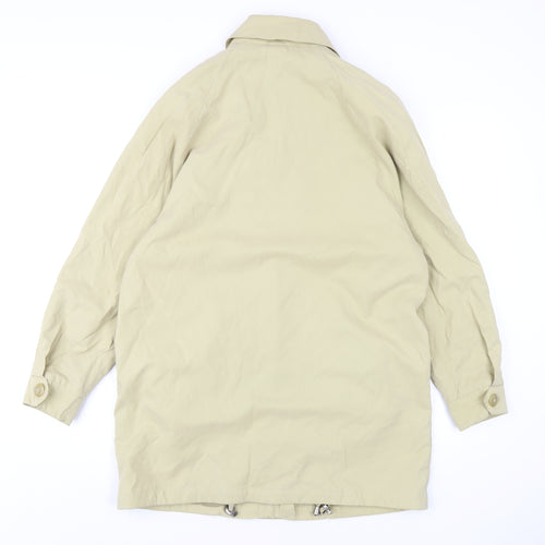 Danimac Womens Beige Trench Coat Coat Size S Zip
