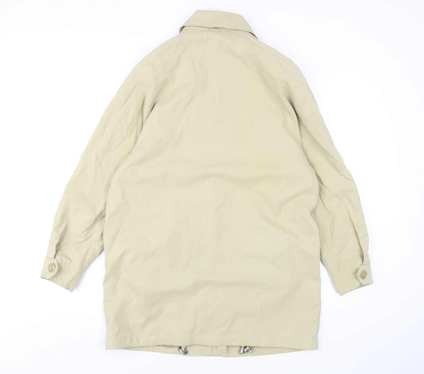 Danimac Womens Beige Trench Coat Coat Size S Zip