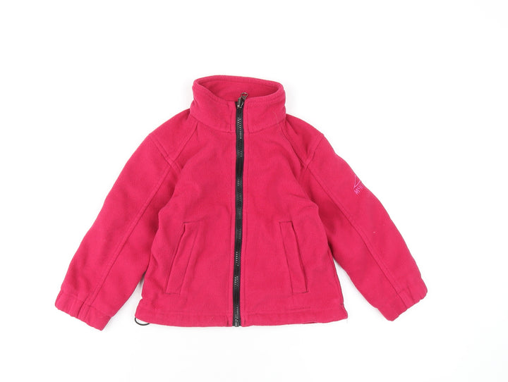 McKINLEY Girls Pink Jacket Size 4 Years Zip