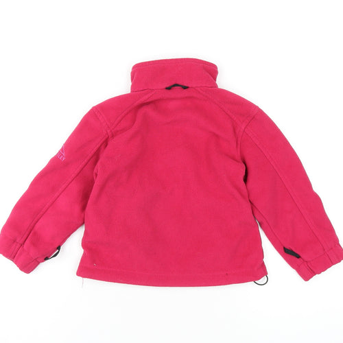 McKINLEY Girls Pink Jacket Size 4 Years Zip