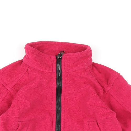 McKINLEY Girls Pink Jacket Size 4 Years Zip