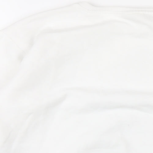 Netflix Girls White Polyester Pullover Sweatshirt Size 14-15 Years Pullover - Wednesday