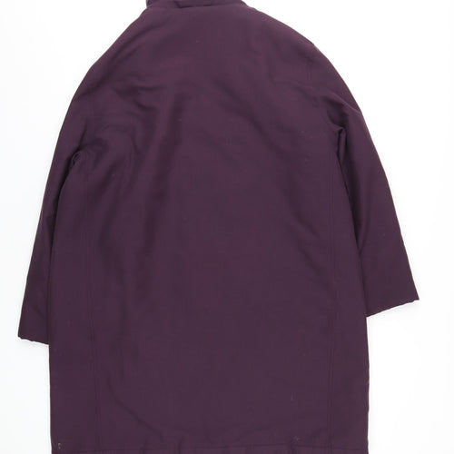 JFW Womens Purple Jacket Coat Size 16 Zip