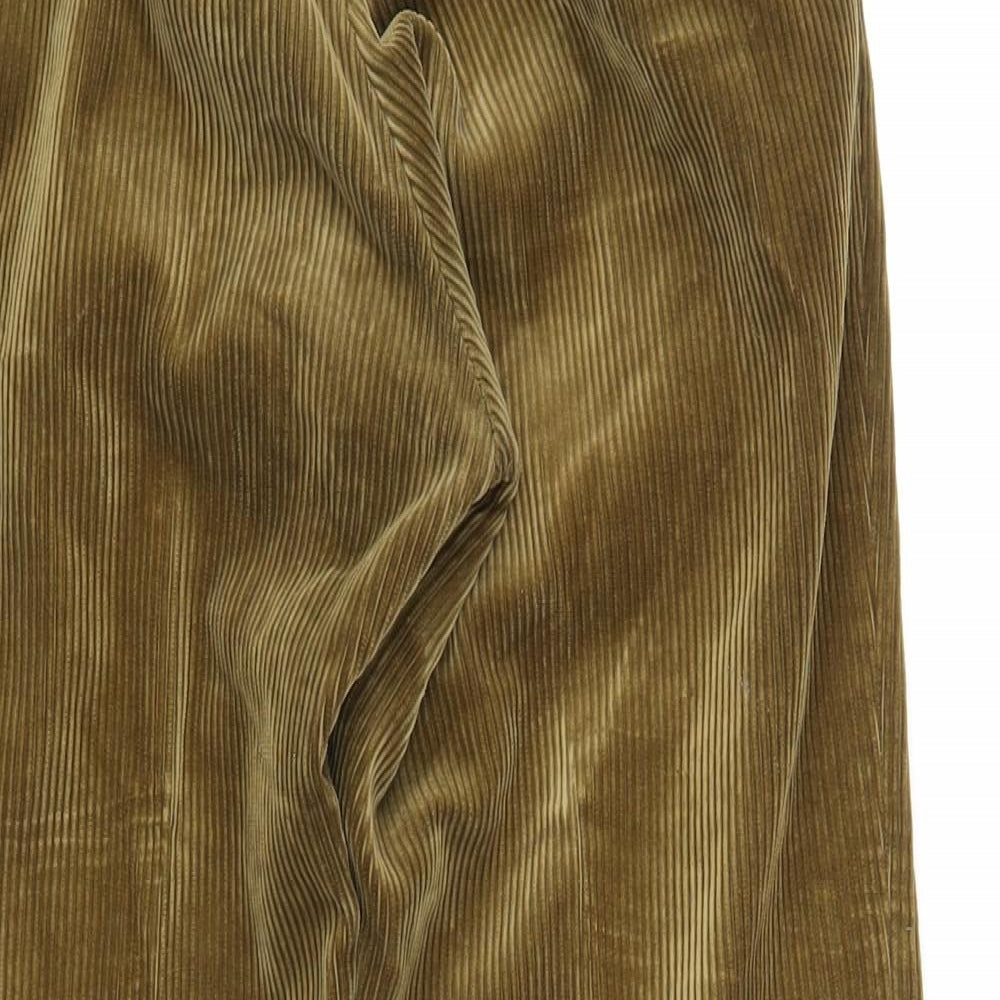 Hackett Mens Brown Cotton Dress Pants Trousers Size 30 in L30 in Regular Button
