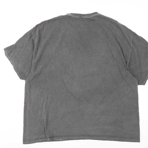 Gifted Heroes Mens Grey Cotton T-Shirt Size XL Round Neck - Sinplicity Gifted