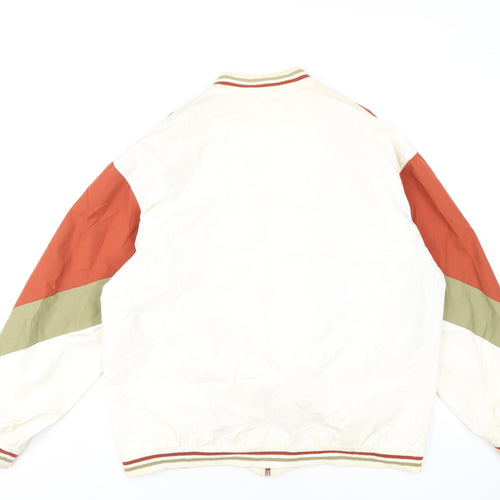 Gabicci Mens Multicoloured Bomber Jacket Jacket Size L Zip