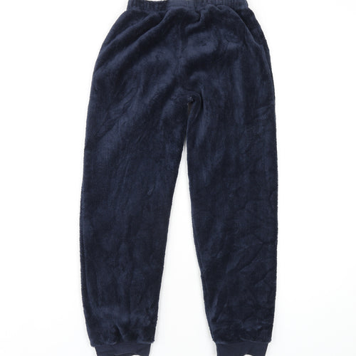 Marvel Boys Blue Solid Polyester Pyjama Pants Size 8-9 Years Pullover - Spiderman