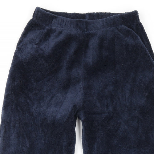 Marvel Boys Blue Solid Polyester Pyjama Pants Size 8-9 Years Pullover - Spiderman