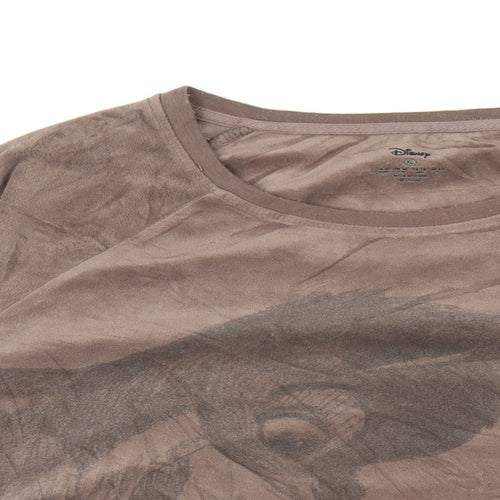 Disney Womens Brown Solid Polyester Top Pyjama Top Size 18 - Bambi Thumper
