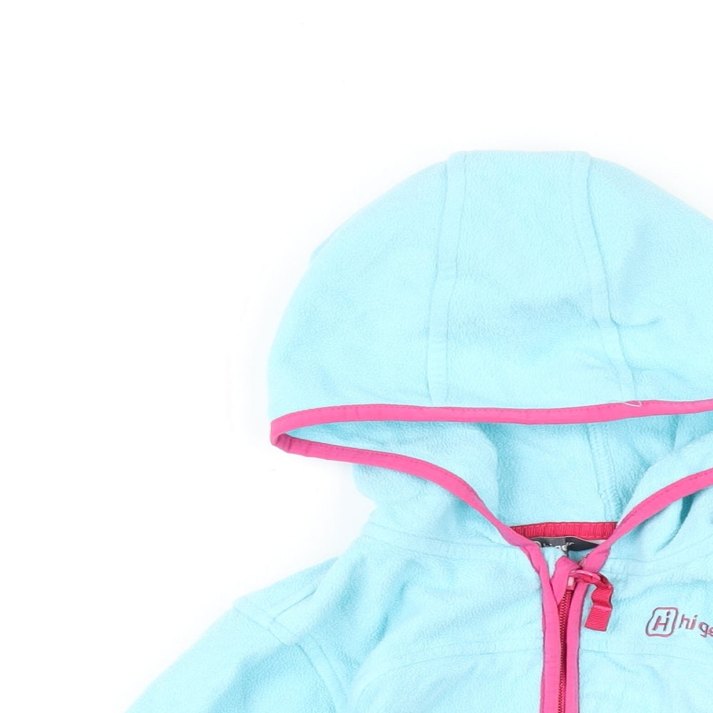 Hi Gear Girls Blue Jacket Size 3-4 Years Zip