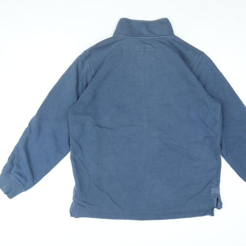 White Stuff Mens Blue Cotton Pullover Sweatshirt Size M