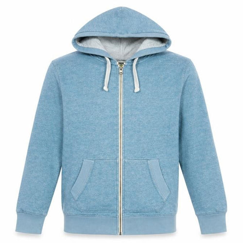 Debenhams Mens Blue Cotton Full Zip Hoodie Size S