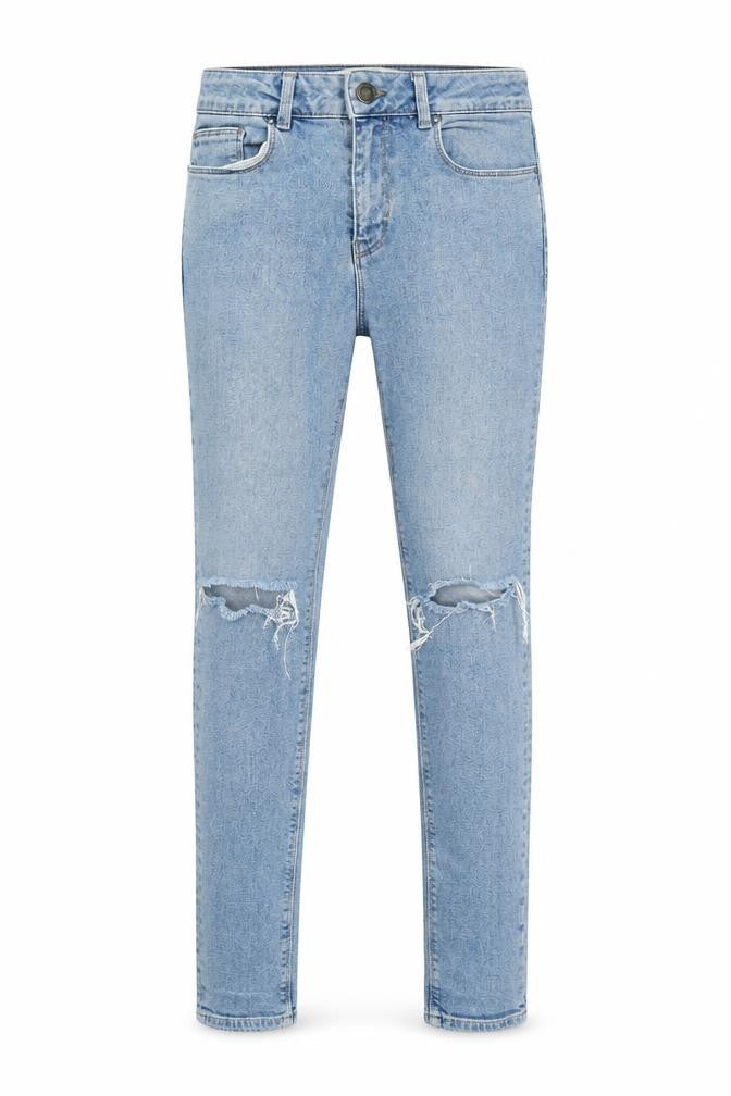 New Look Mens Blue Cotton Skinny Jeans Size 30 in L31 in Regular Zip
