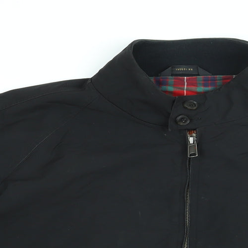 Baracuta Mens Black Jacket Size 34 Zip