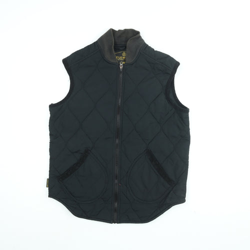 Element Mens Black Gilet Jacket Size S Zip