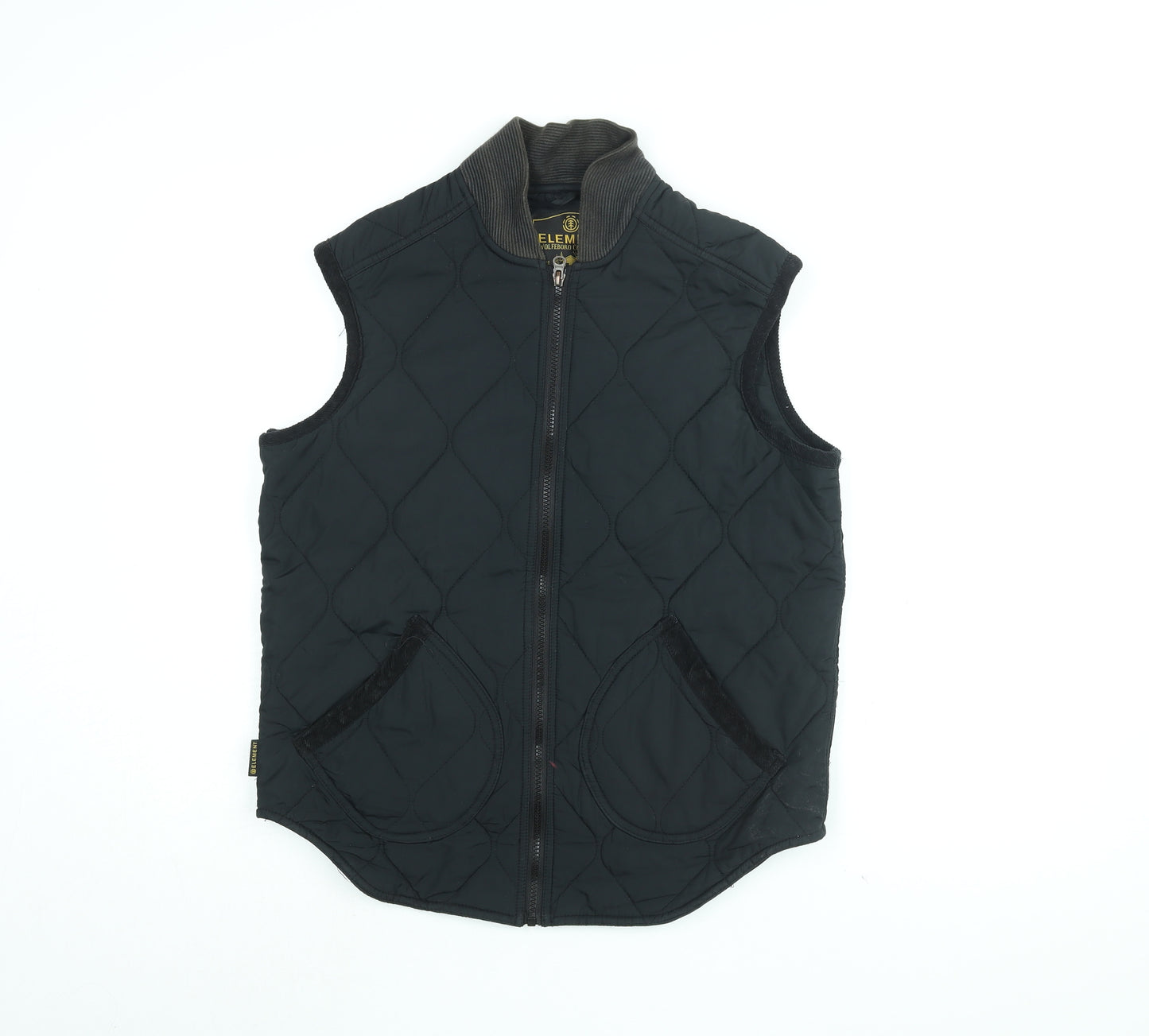 Element Mens Black Gilet Jacket Size S Zip