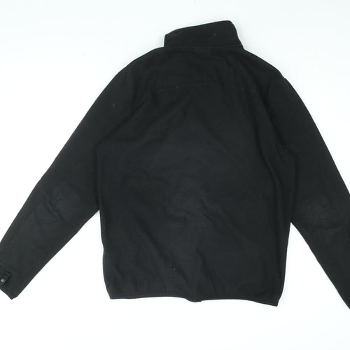 The North Face Mens Black Polyester Full Zip Sweatshirt Size M