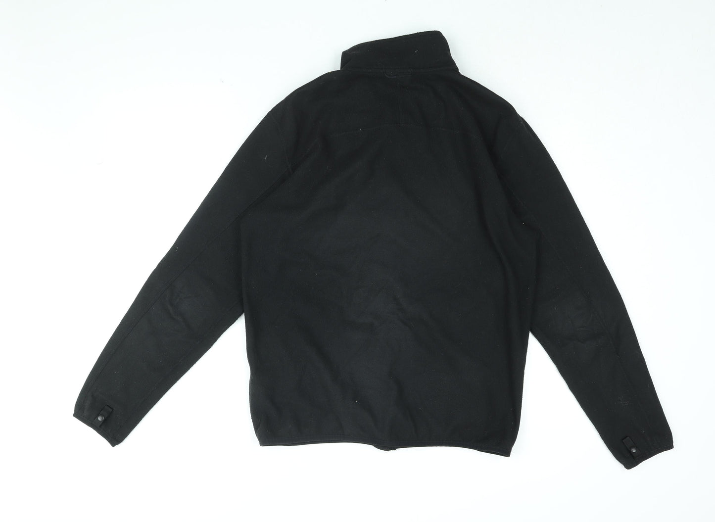 The North Face Mens Black Polyester Full Zip Sweatshirt Size M