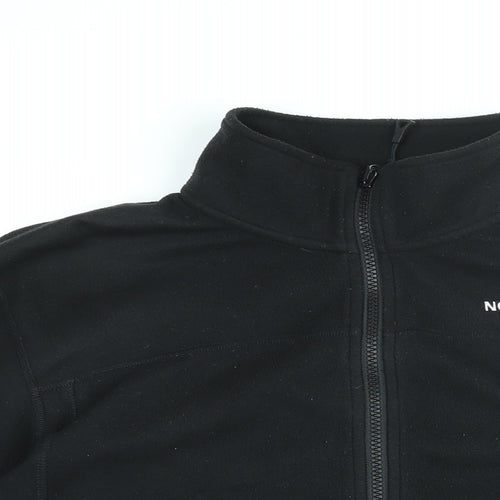 The North Face Mens Black Polyester Full Zip Sweatshirt Size M