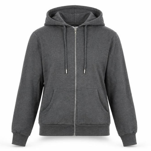 DeFacto Womens Grey Cotton Full Zip Hoodie Size XS Zip