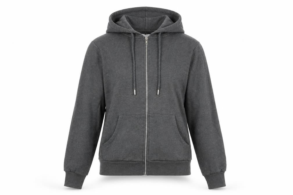DeFacto Womens Grey Cotton Full Zip Hoodie Size XS Zip