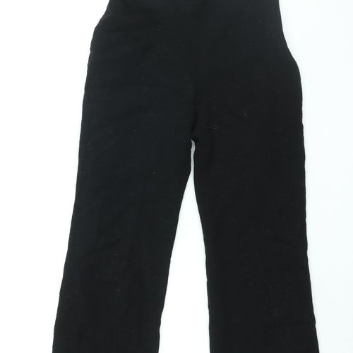 Precis Womens Black Wool Trousers Size 10 L26 in Regular Zip